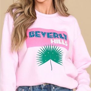 NWT alla berman Beverly Hills embellished sweatshirt size medium